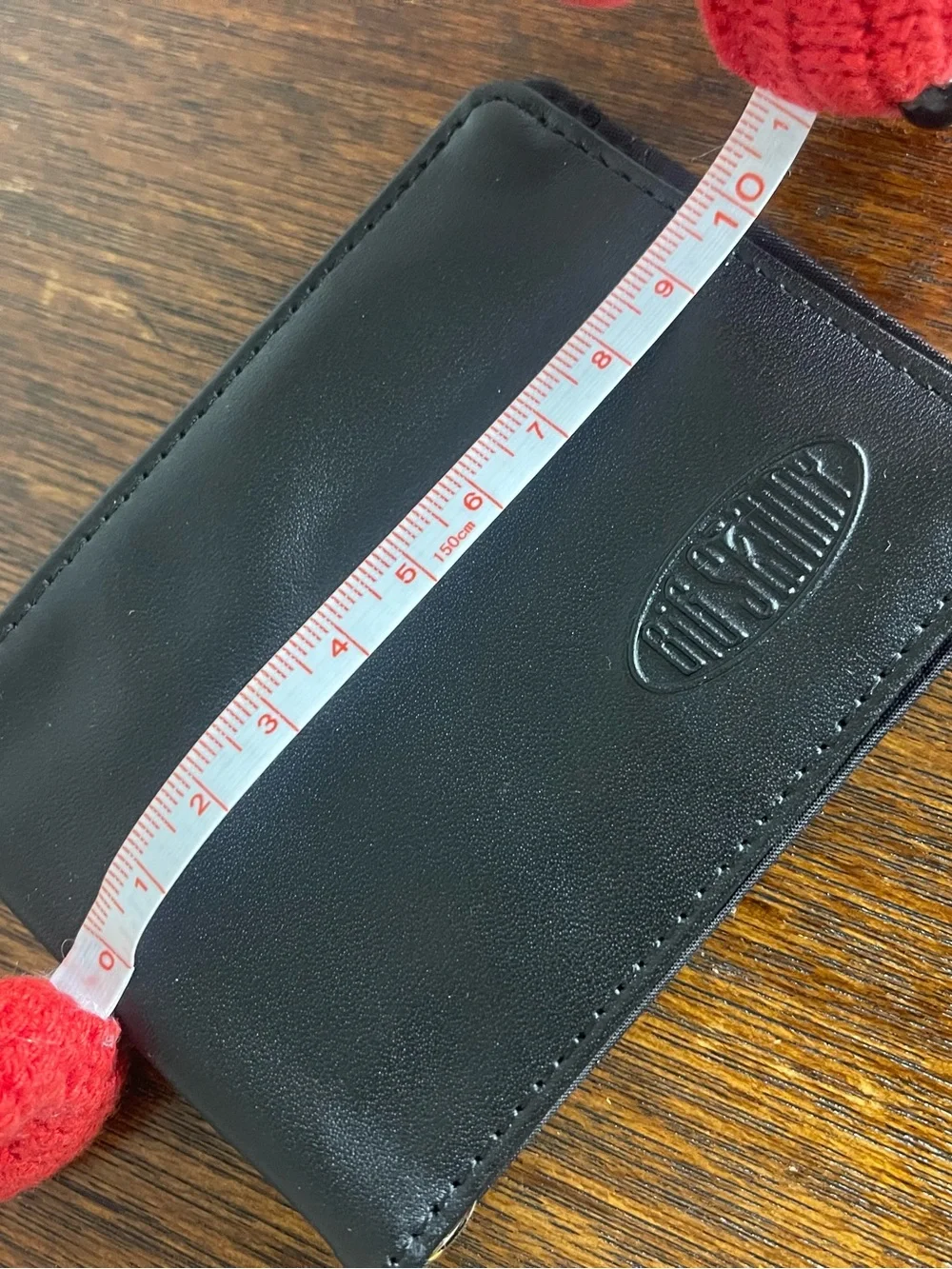 Men's Black Leather Fold Wallet - Card Holder - set of 2 wallets - money clip